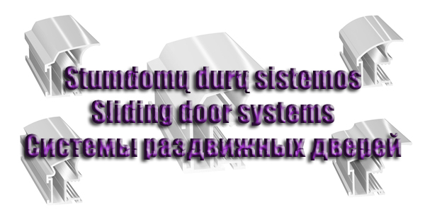 Sliding door systems and their accessories